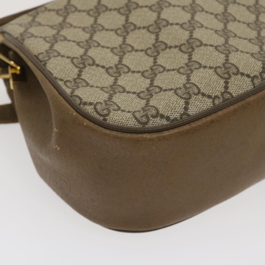 GUCCI Web Sherry Line GG Canvas Shoulder Bag Beige Red Green ar6721