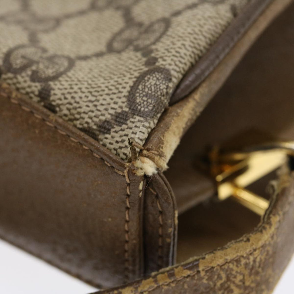 GUCCI Web Sherry Line GG Canvas Shoulder Bag Beige Red Green ar6721
