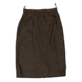 FENDI Zucchino Canvas Skirt Brown ar6747