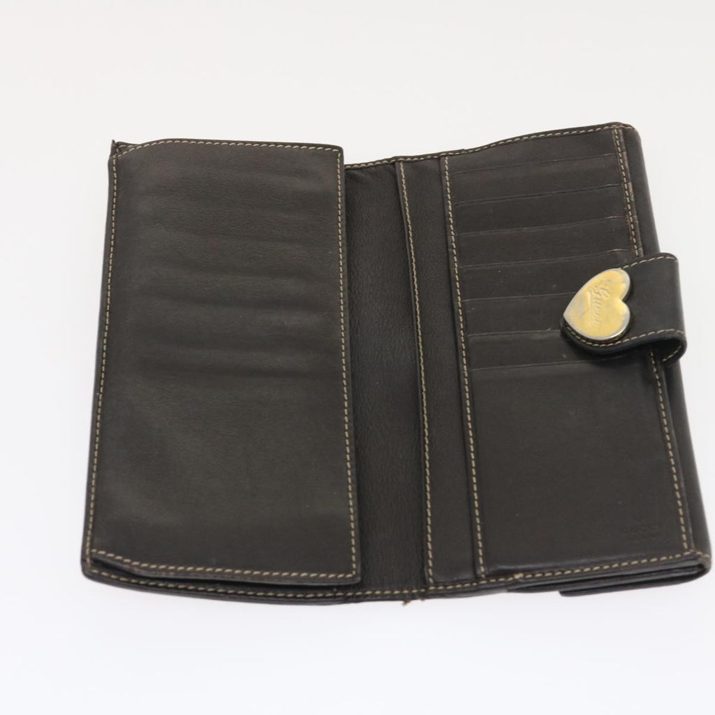 GUCCI GG Canvas Long Wallet Leather 5Set Beige Red black ar6787