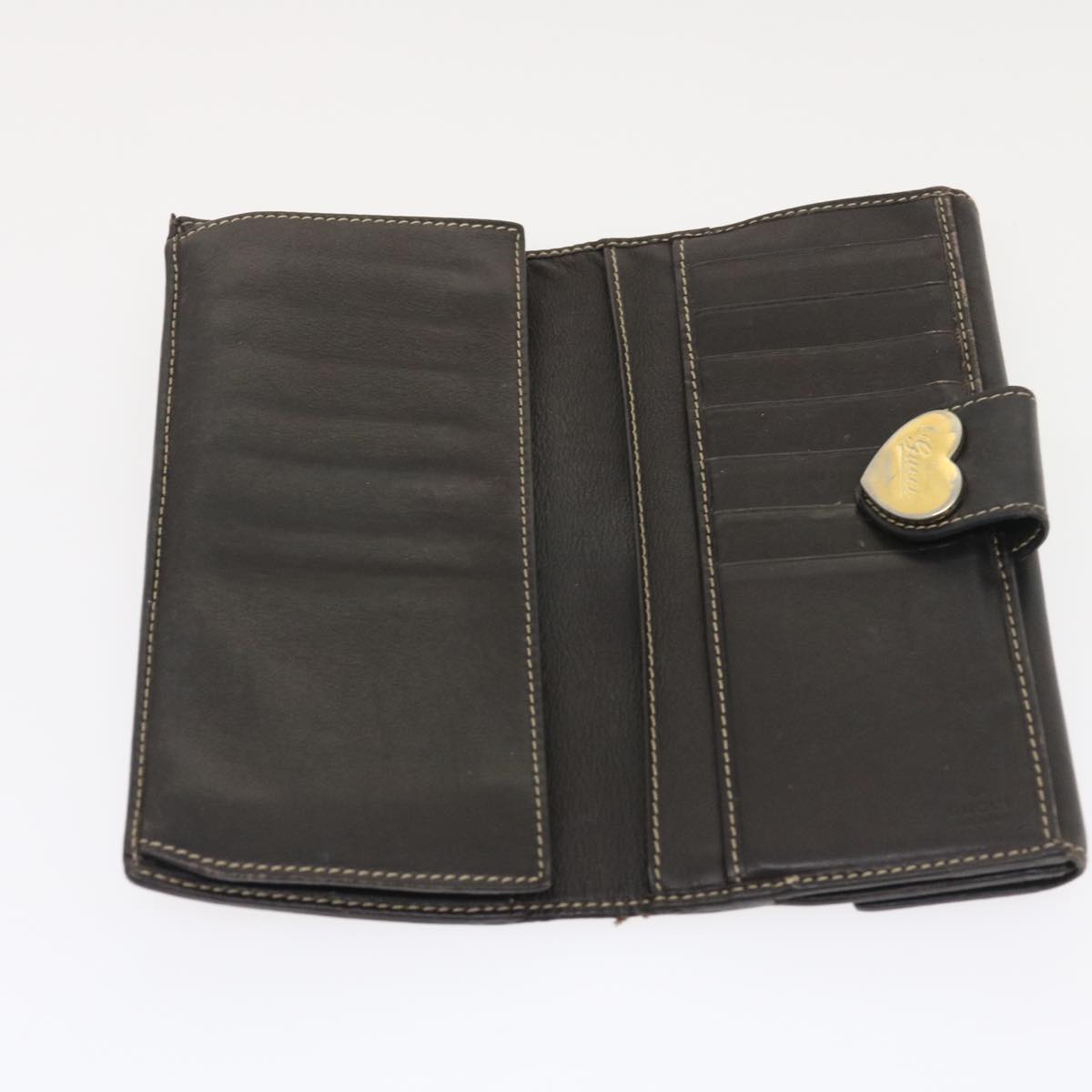 GUCCI GG Canvas Long Wallet Leather 5Set Beige Red black ar6787