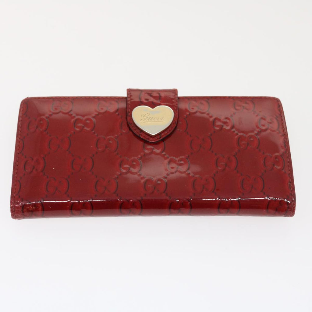 GUCCI GG Canvas Long Wallet Leather 5Set Beige Red black ar6787