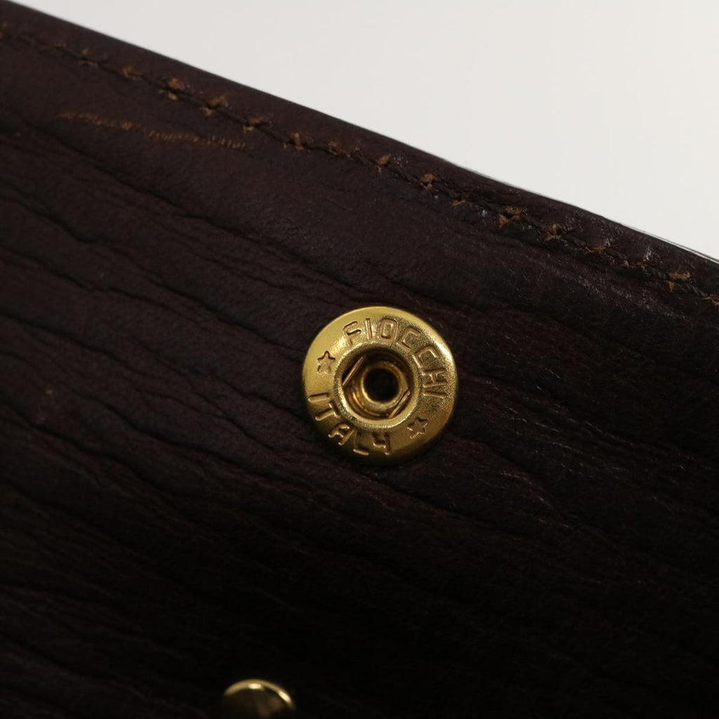 FENDI Zucca Canvas Tote Bag Velor Brown Black ar6954