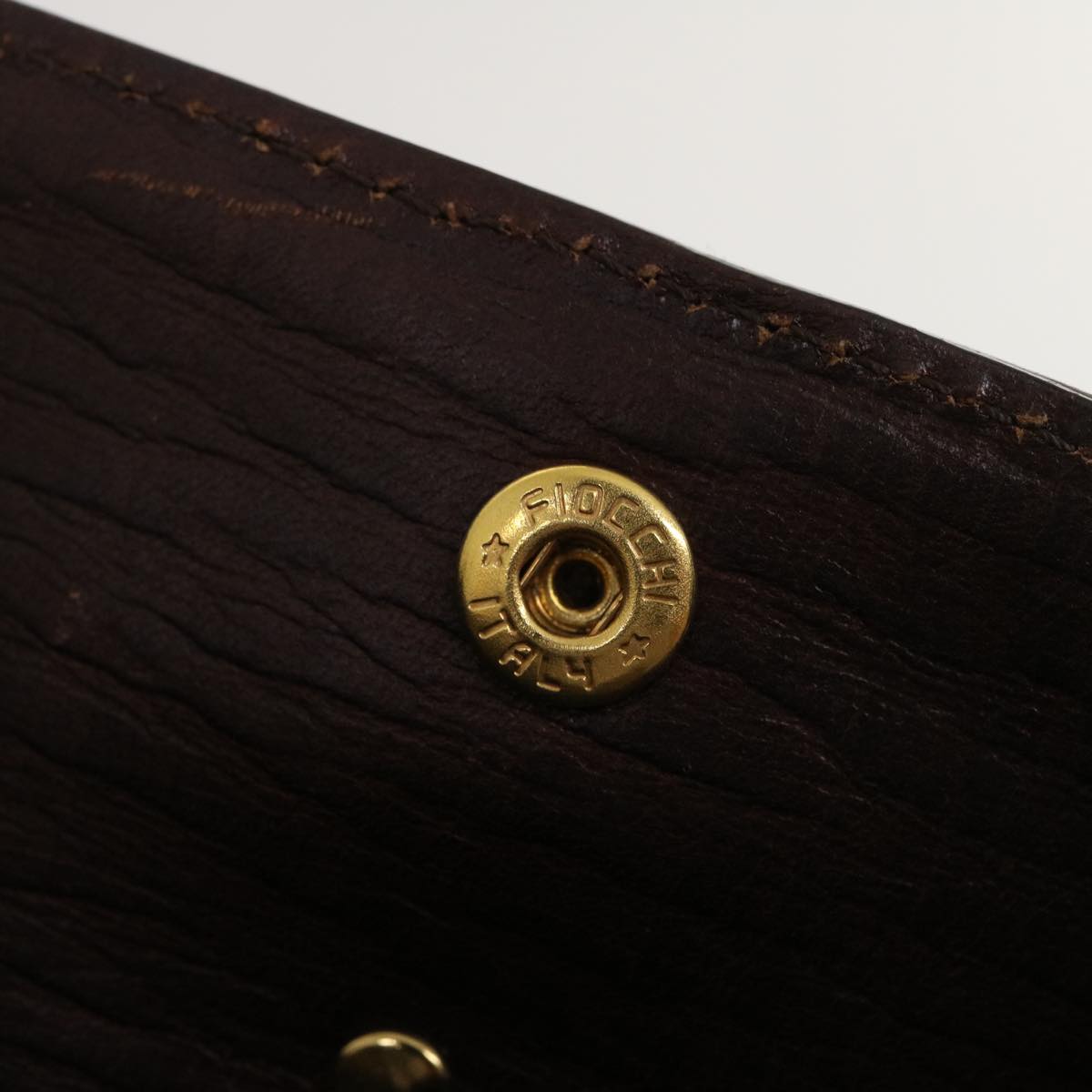 FENDI Zucca Canvas Tote Bag Velor Brown Black ar6954