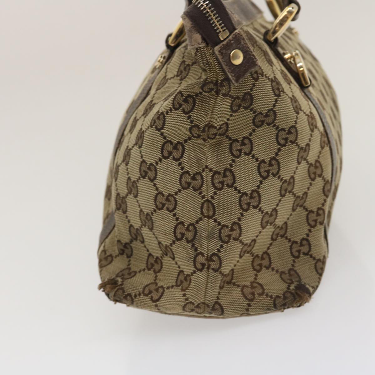 GUCCI Horse Bit GG Canvas Backpack Tote Bag 5Set Brown Black ar7028