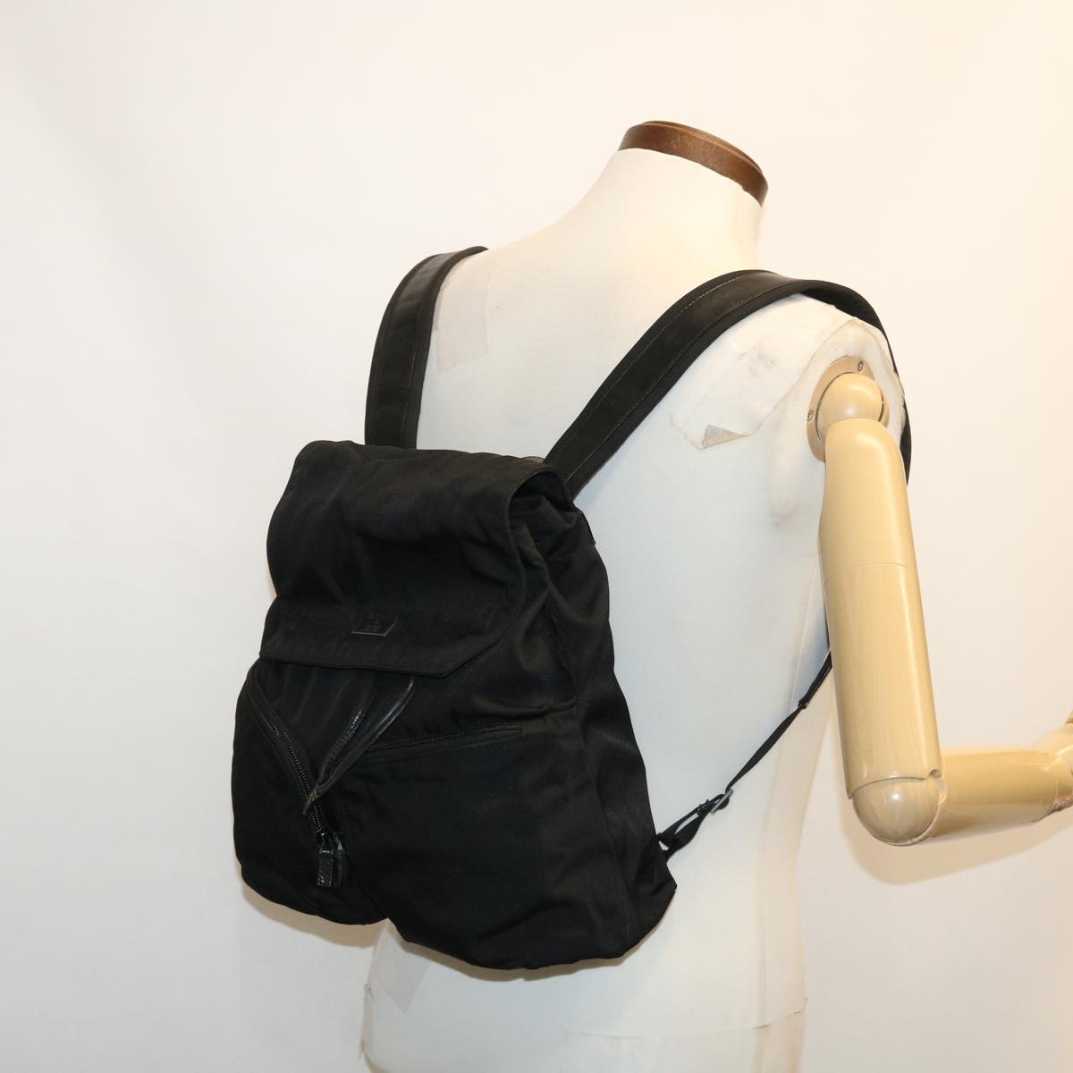 GUCCI Horse Bit GG Canvas Backpack Tote Bag 5Set Brown Black ar7028