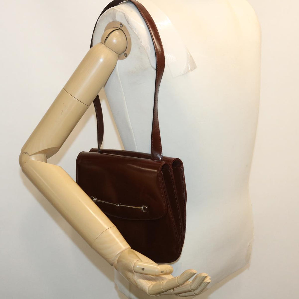 GUCCI Horse Bit GG Canvas Backpack Tote Bag 5Set Brown Black ar7028