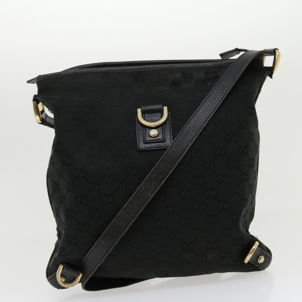 GUCCI GG Canvas Tote Bag 4Set Beige Black ar7263