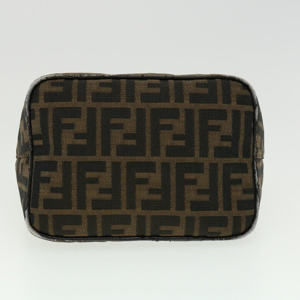 FENDI ZuccaCanvas Mamma Baguette Shoulder Bag Brown ar7283