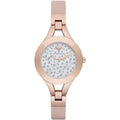 Ladies / Womens Rose Gold Stainless Steel Bracelet Emporio Armani Designer Watch AR7437