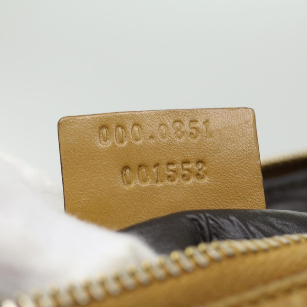 GUCCI GG Canvas Sherry Line Hand Bag Beige Brown Red 0000851001553 ar7441