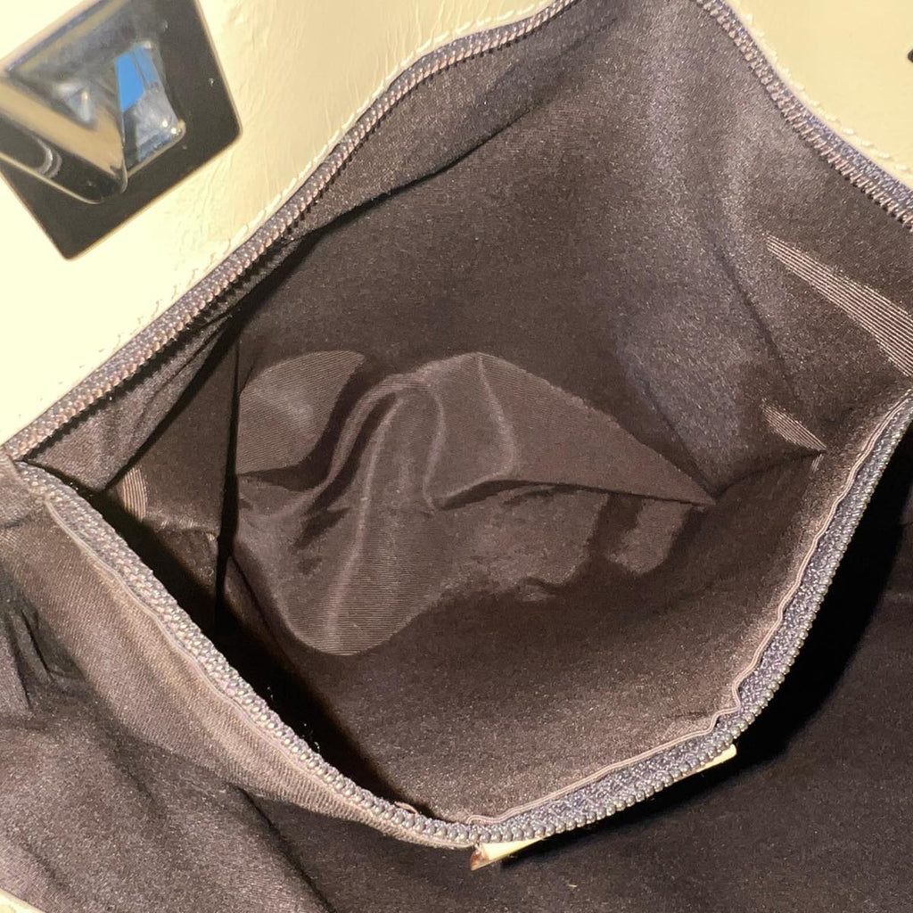 GUCCI Sherry Line GG Canvas Tote Bag Khaki Beige ar7449