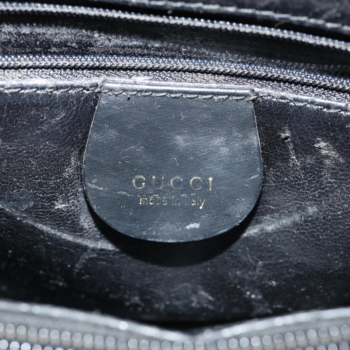 GUCCI Hand Bag Leather Black 002/2046/0332 ar7942