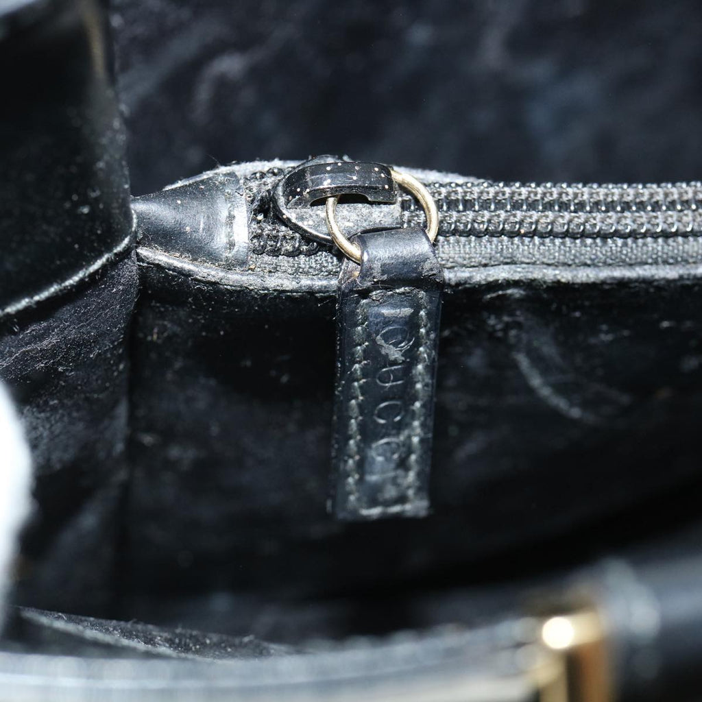 GUCCI Hand Bag Leather Black 002/2046/0332 ar7942