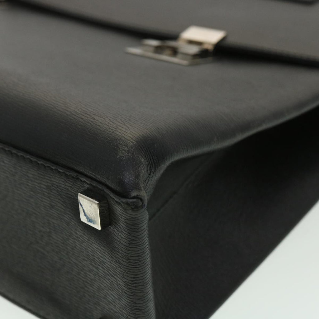 GUCCI Briefcase Leather Black ar8370