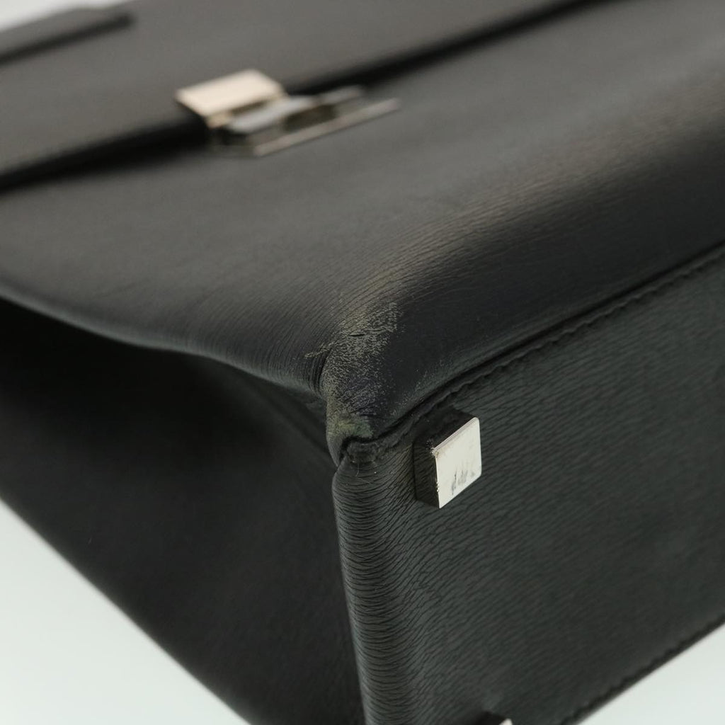 GUCCI Briefcase Leather Black ar8370