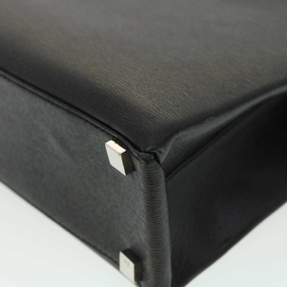 GUCCI Briefcase Leather Black ar8370