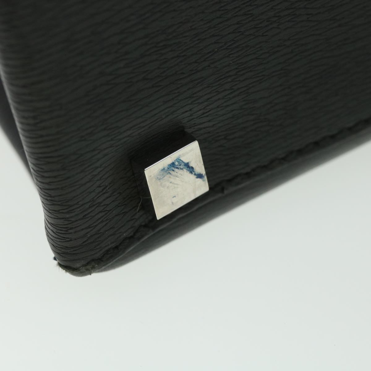 GUCCI Briefcase Leather Black ar8370