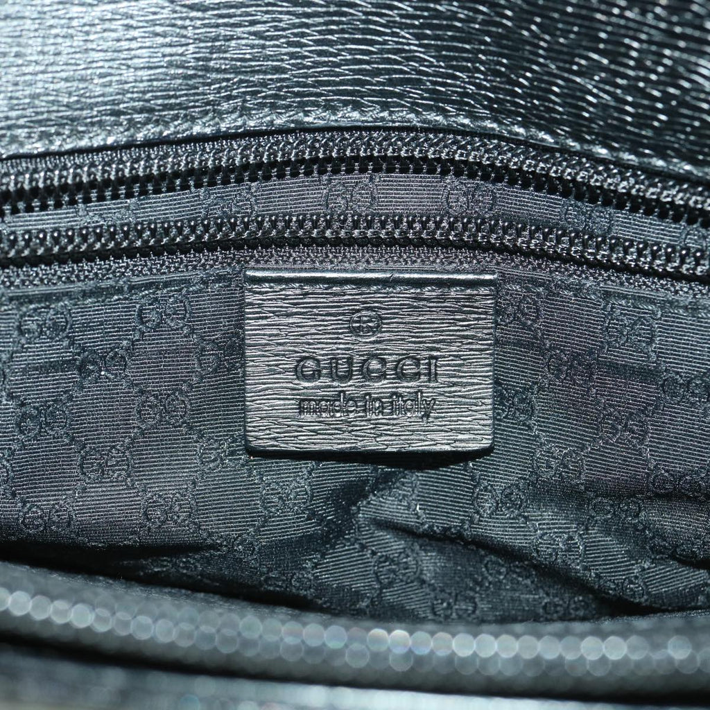GUCCI Briefcase Leather Black ar8370