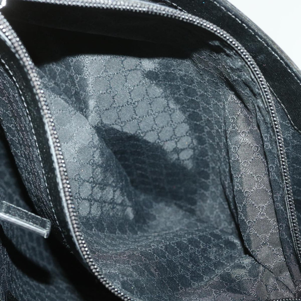 GUCCI Briefcase Leather Black ar8370