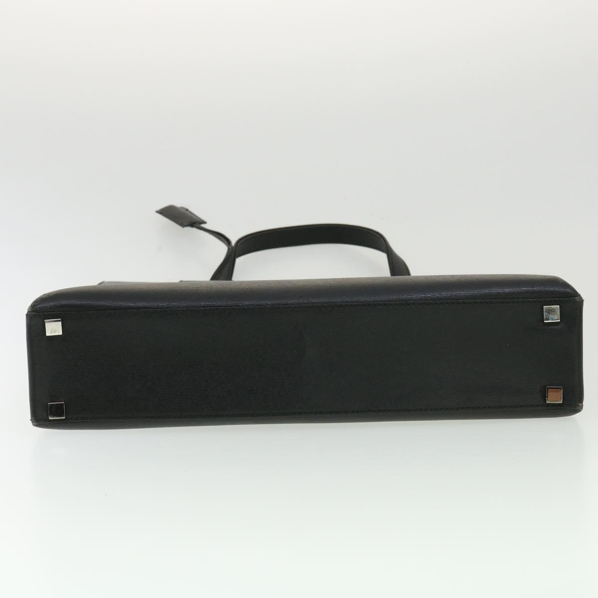 GUCCI Briefcase Leather Black ar8370