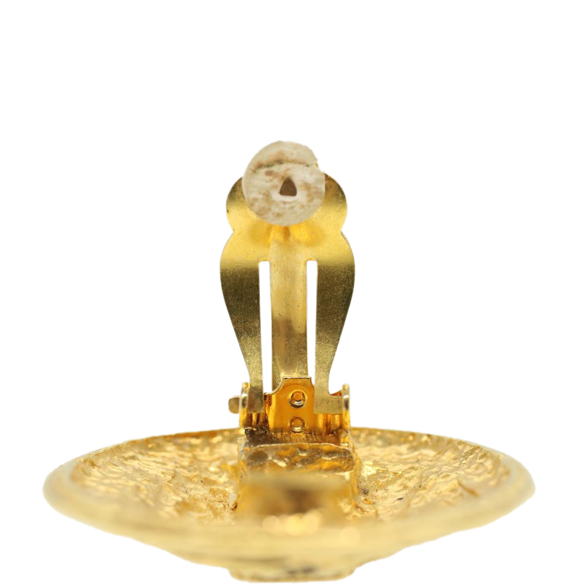CHANEL Earring Gold Tone CC ar8383