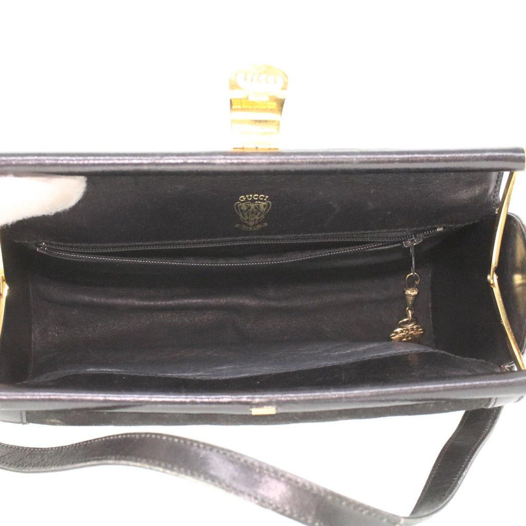 GUCCI GG Canvas Web Sherry Line Hand Bag 2Set Beige Red Green ar8498