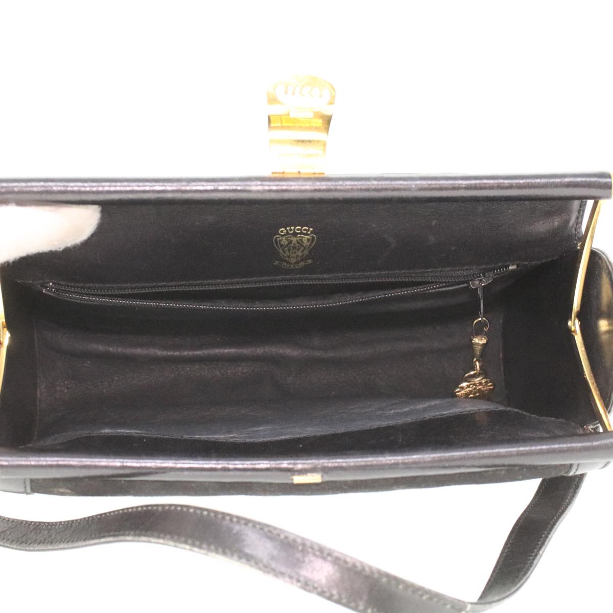 GUCCI GG Canvas Web Sherry Line Hand Bag 2Set Beige Red Green ar8498
