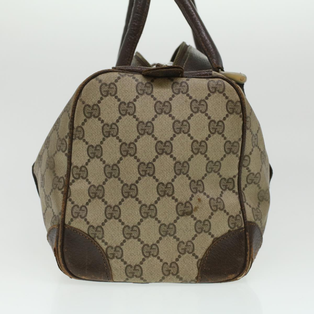 GUCCI GG Canvas Web Sherry Line Hand Bag 2Set Beige Red Green ar8498