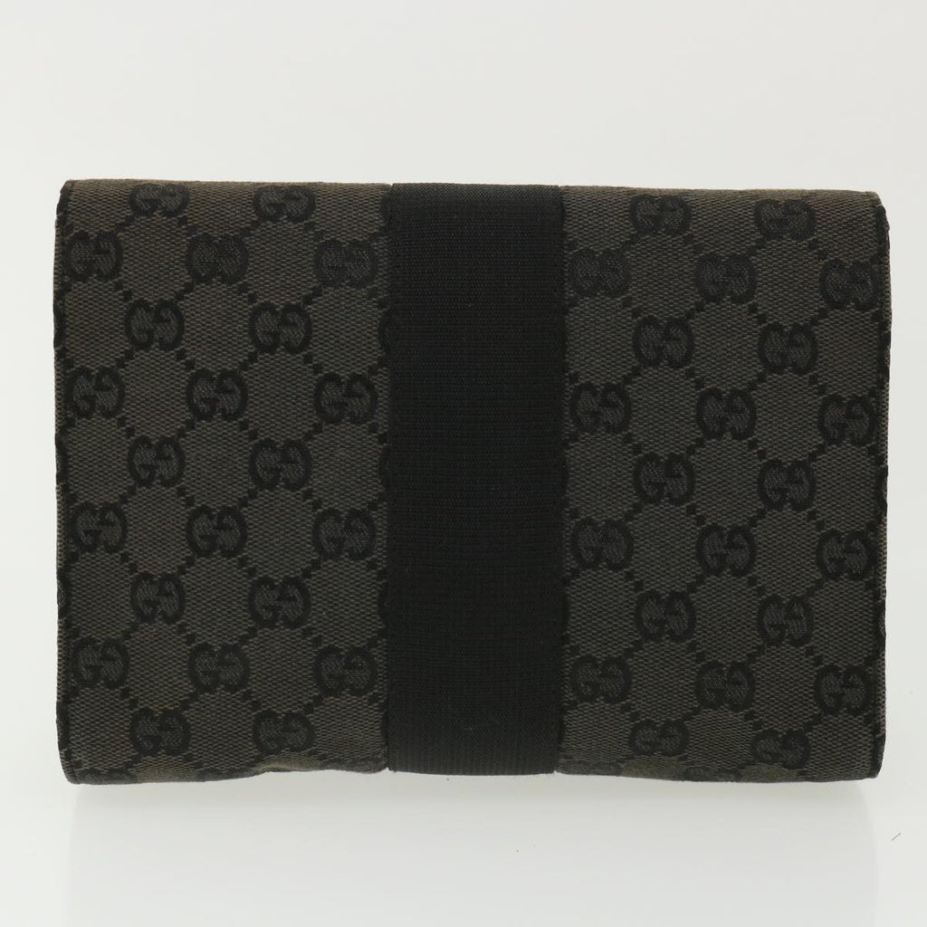 GUCCI GG Canvas Pouch 2Set Black ar8632