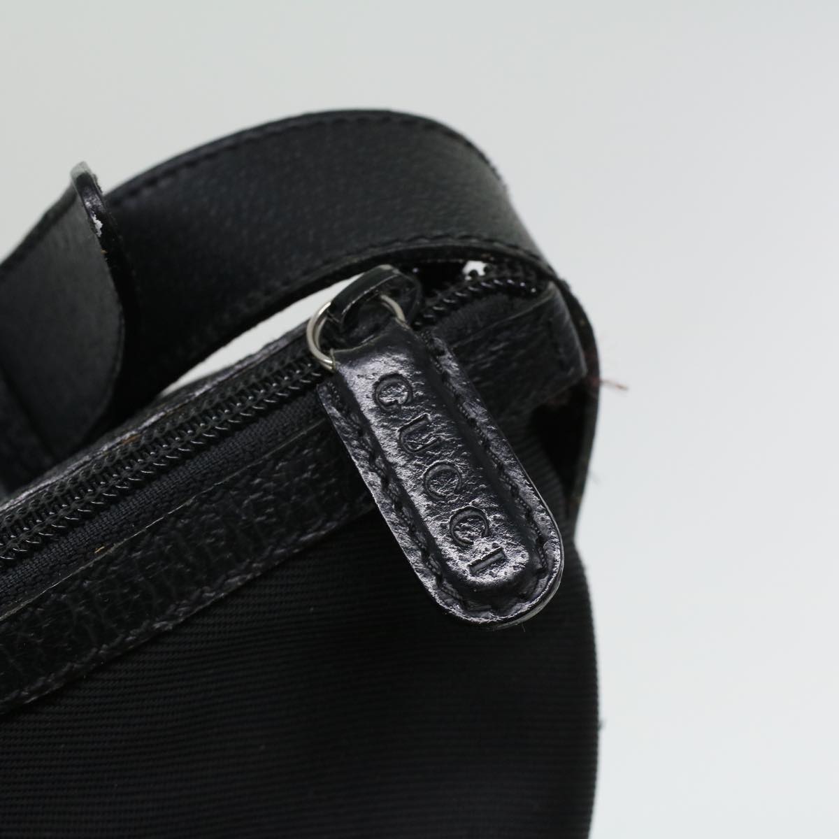 GUCCI Shoulder Bag Canvas Black ar8657