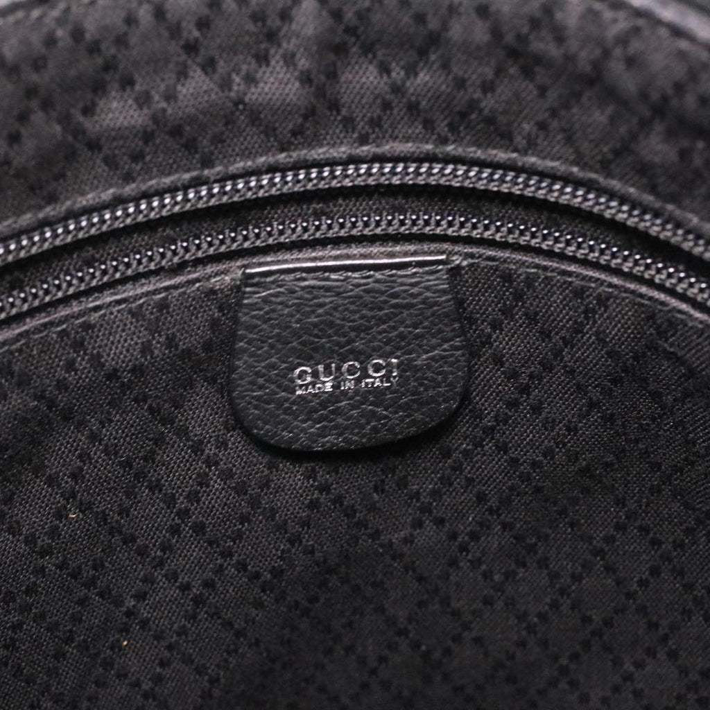 GUCCI Shoulder Bag Canvas Black ar8657