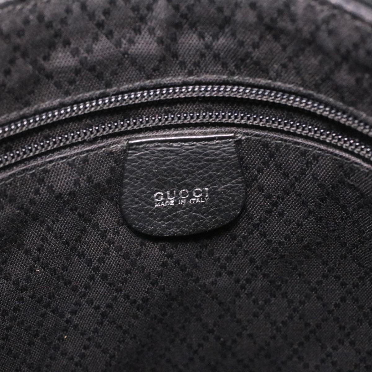 GUCCI Shoulder Bag Canvas Black ar8657