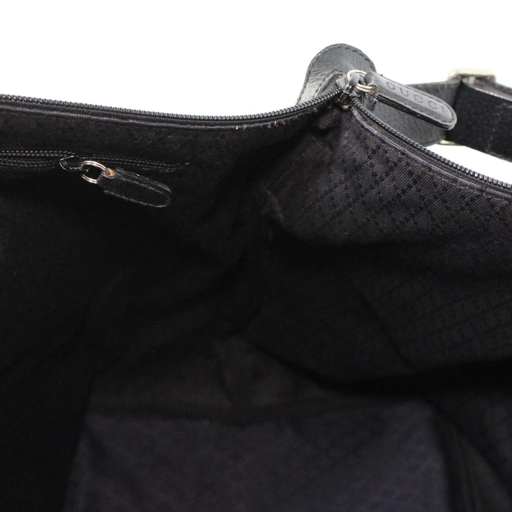 GUCCI Shoulder Bag Canvas Black ar8657