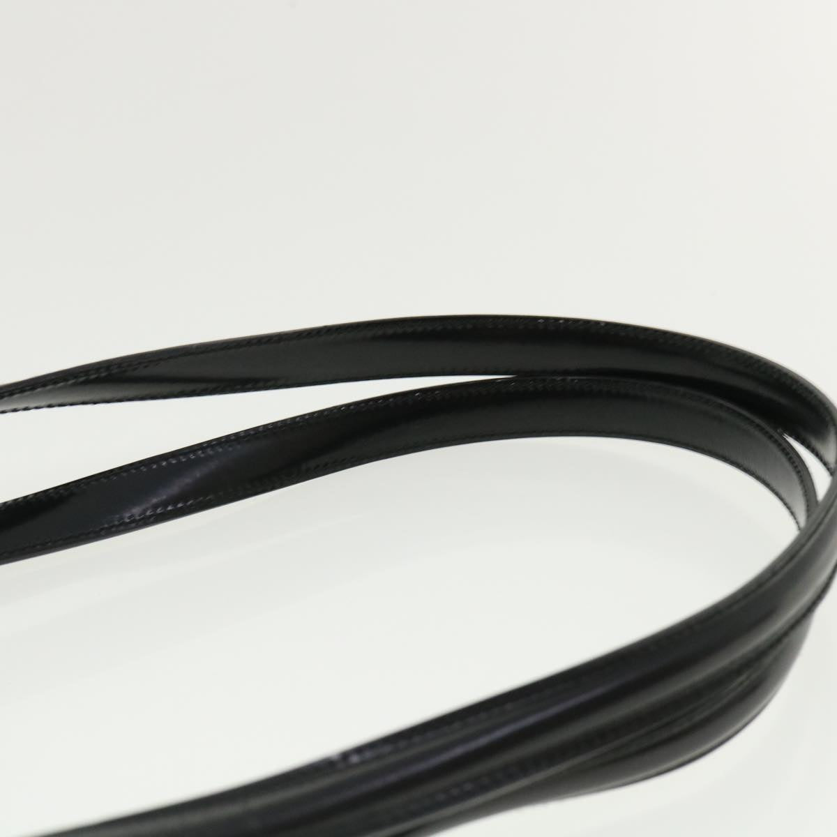 GUCCI Shoulder Bag Patent Leather Black ar8722