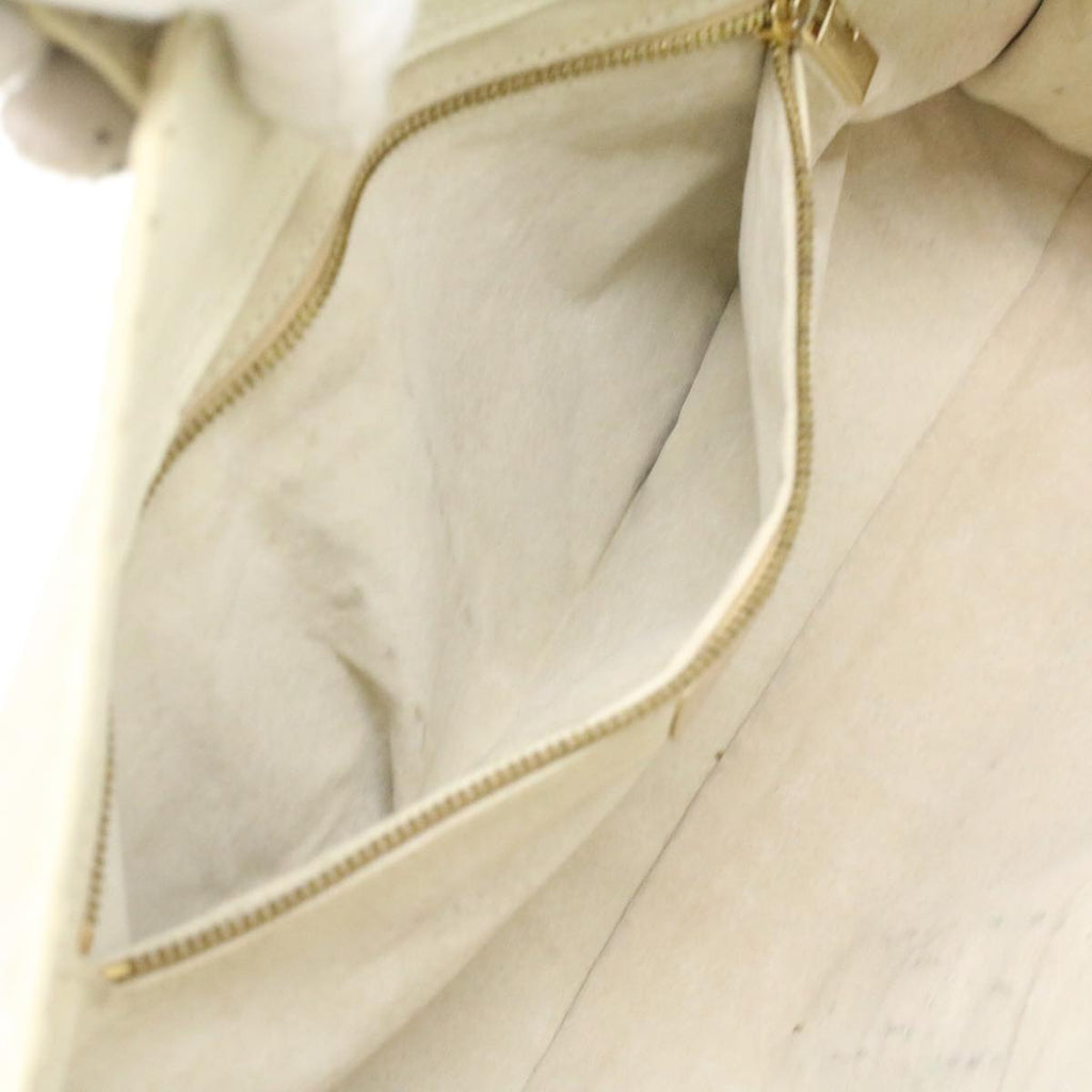 FENDI Celeria Shoulder Bag Leather White ar8736