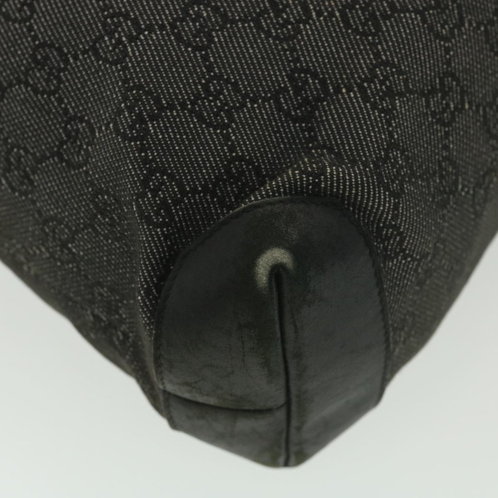 GUCCI GG Canvas Tote Bag Black 28893 ar8950