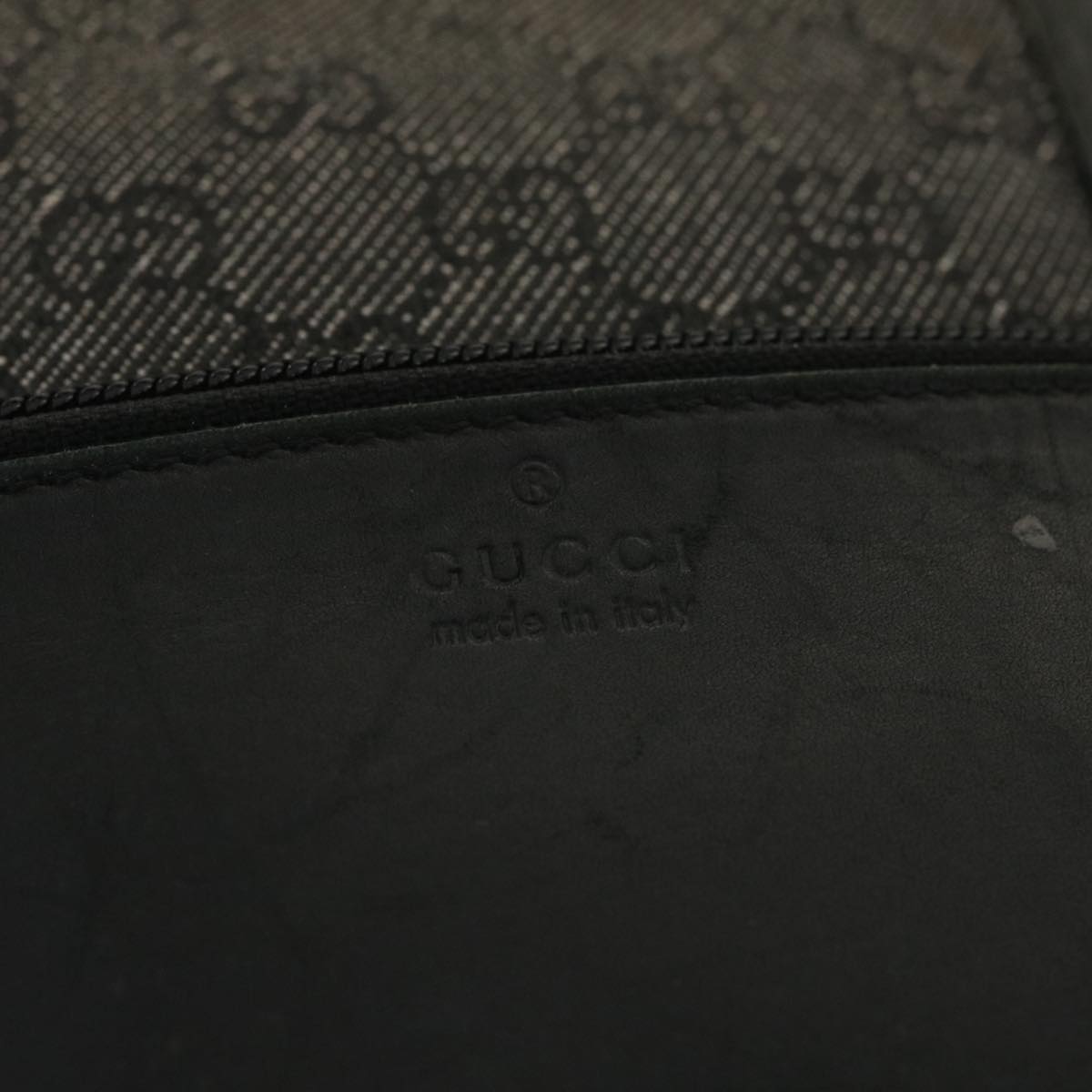 GUCCI GG Canvas Tote Bag Black 28893 ar8950
