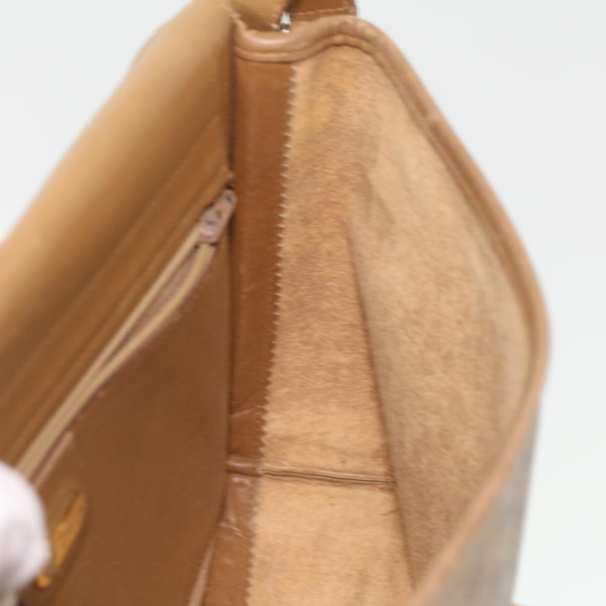 GUCCI Micro GG Canvas Shoulder Bag Beige 001 261 1135 ar8953
