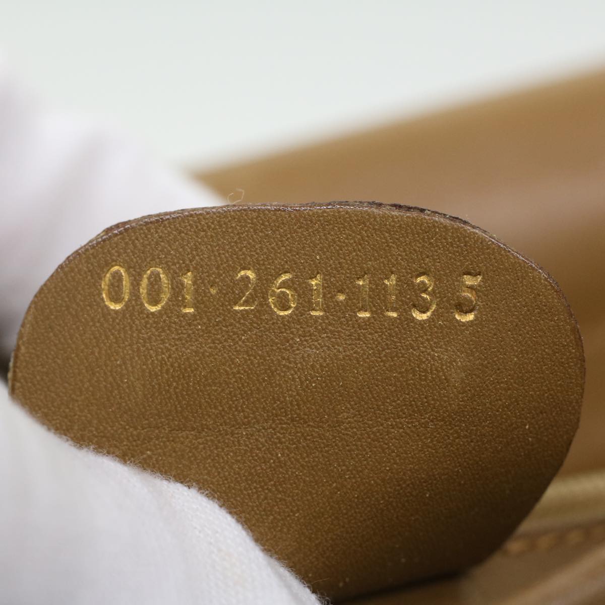 GUCCI Micro GG Canvas Shoulder Bag Beige 001 261 1135 ar8953