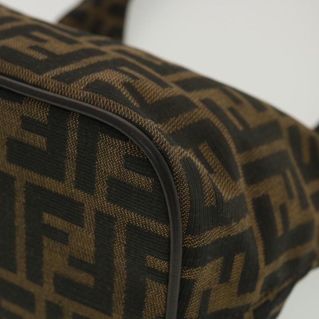 FENDI Zucca Canvas Mamma Baguette Shoulder Bag Brown 2119 26686 008 ar9002