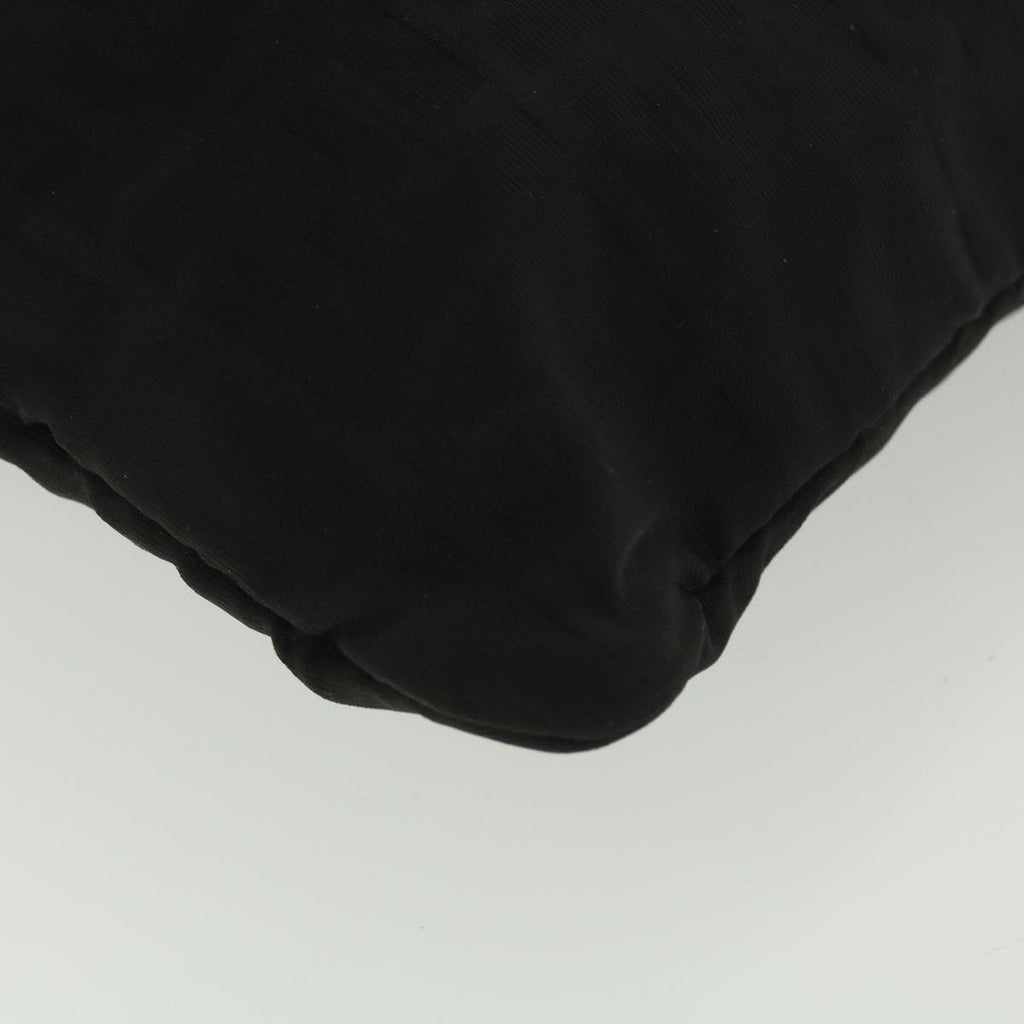 FENDI Zucca Canvas Tote Bag Black Brown ar9031