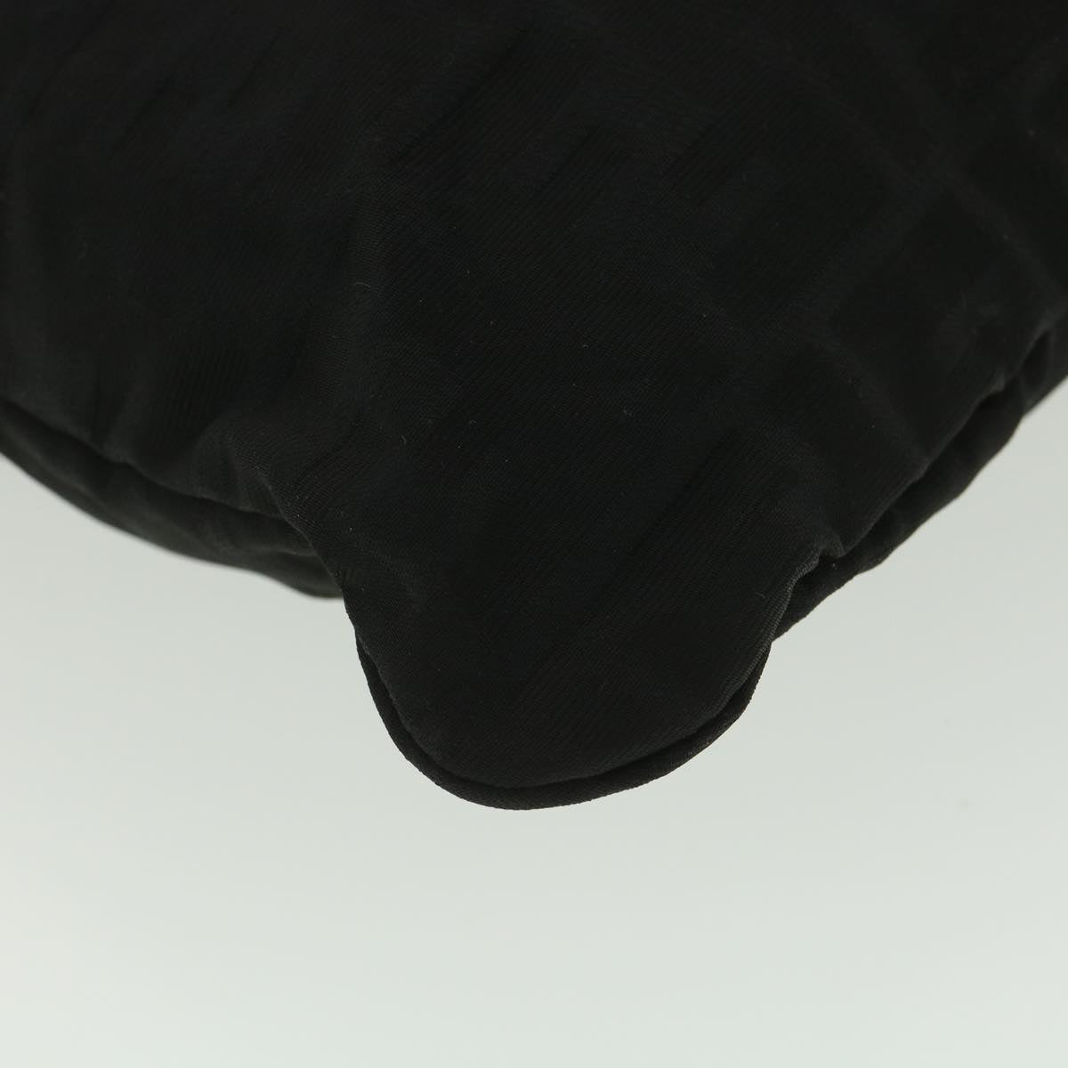 FENDI Zucca Canvas Tote Bag Black Brown ar9031