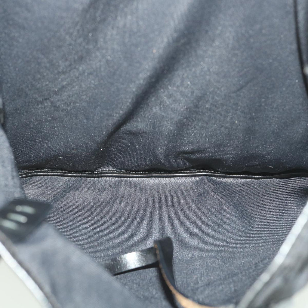 FENDI Zucca Canvas Tote Bag Black Brown ar9031
