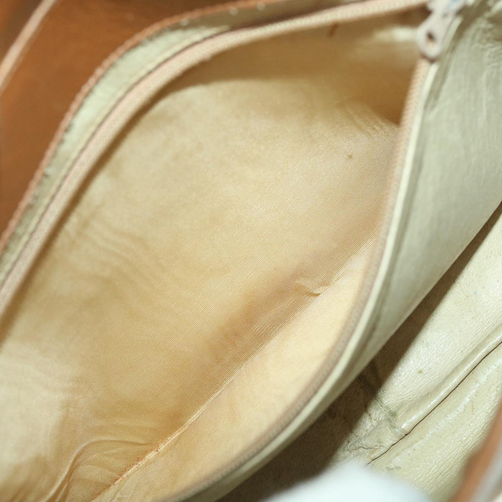 GUCCI Micro GG Canvas Shoulder Bag Beige Brown ar9061