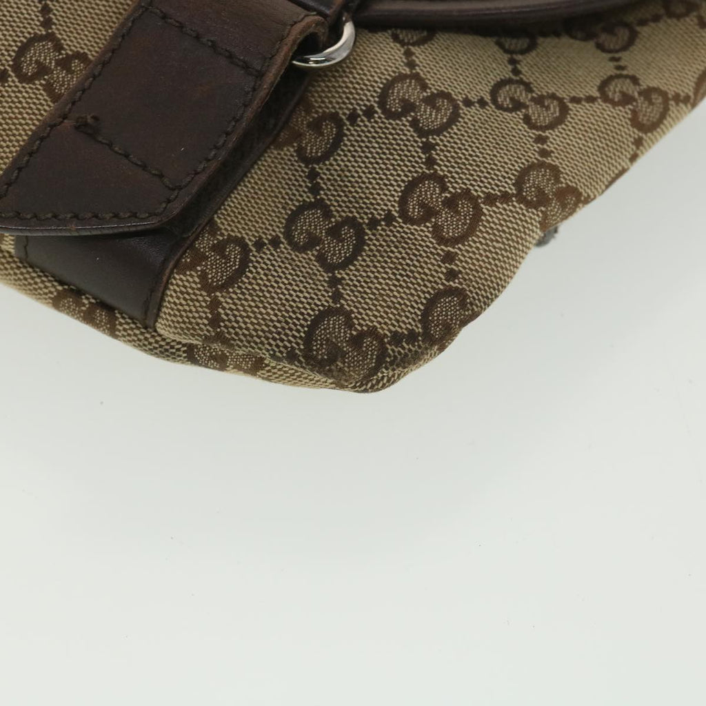 GUCCI GG Canvas Waist bag Beige 145851 ar9075