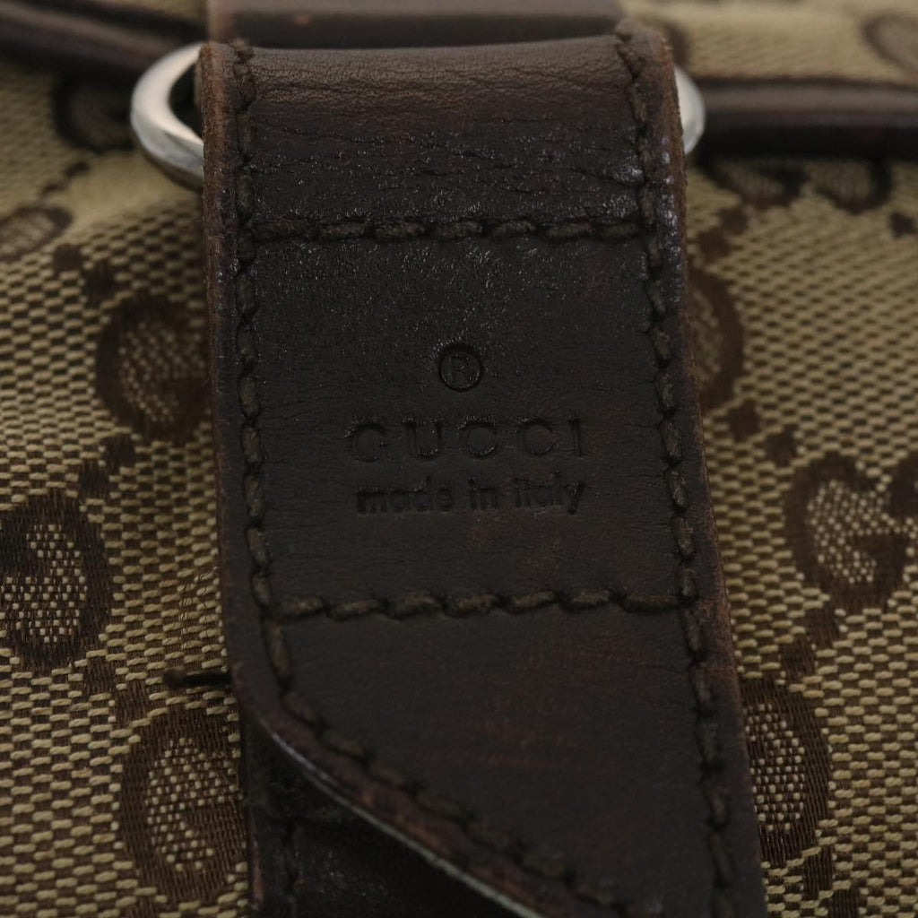 GUCCI GG Canvas Waist bag Beige 145851 ar9075