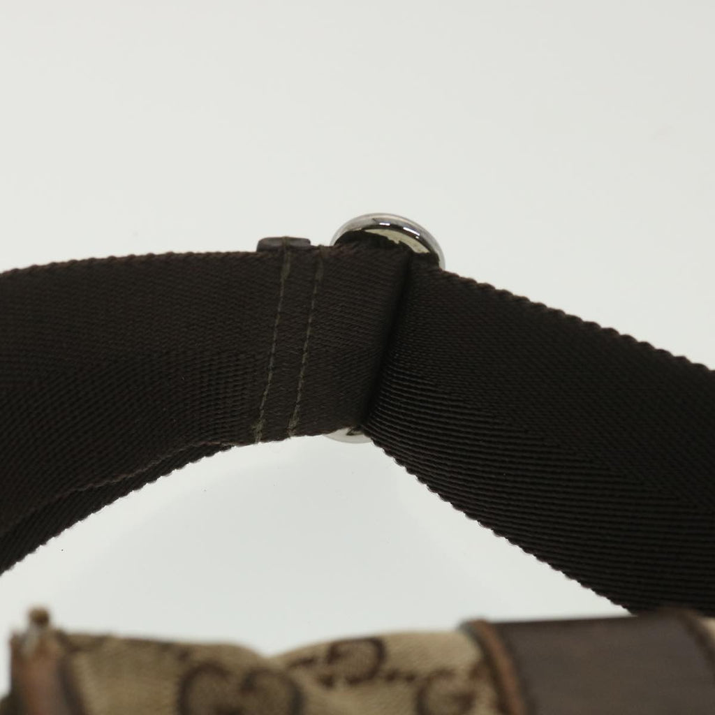 GUCCI GG Canvas Waist bag Beige 145851 ar9075