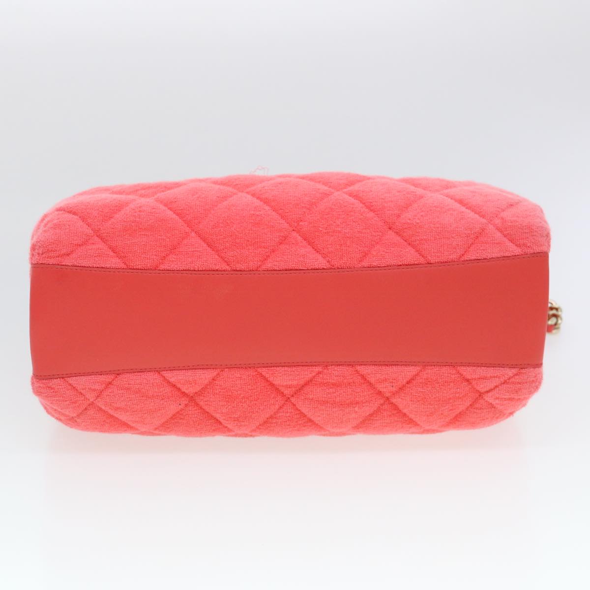 CHANEL Chain Hand Bag Pile 2way Pink CC ar9158A