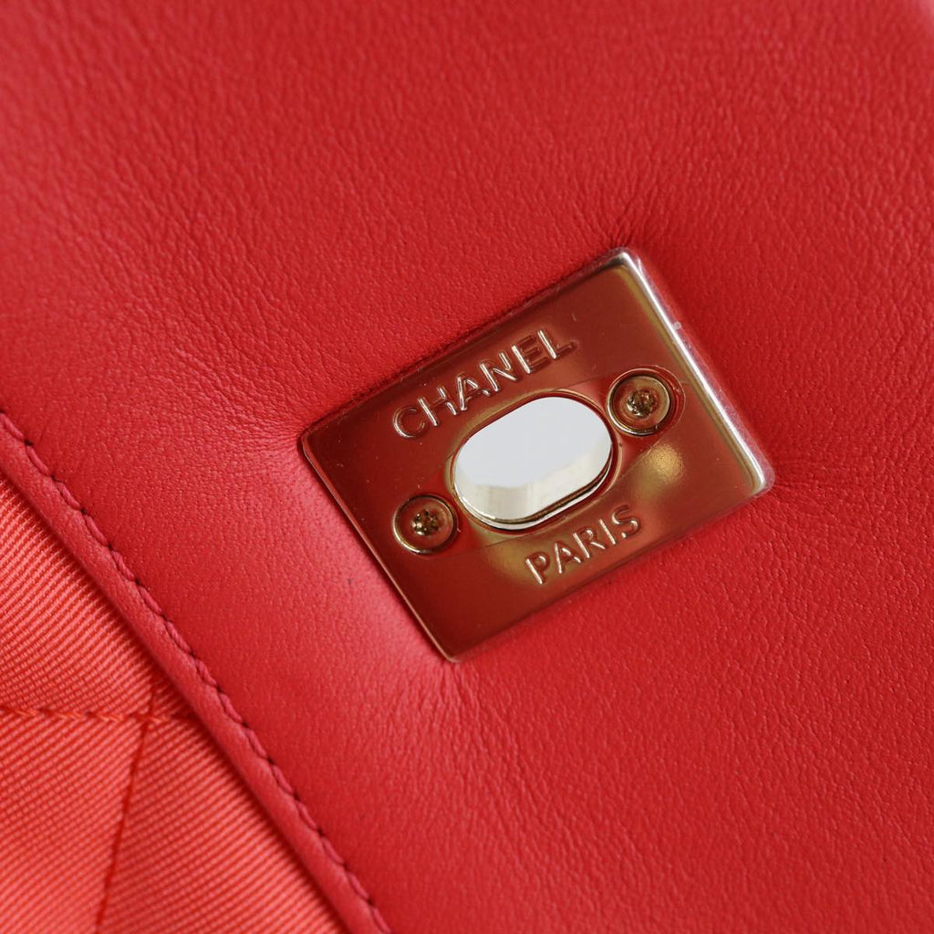 CHANEL Chain Hand Bag Pile 2way Pink CC ar9158A